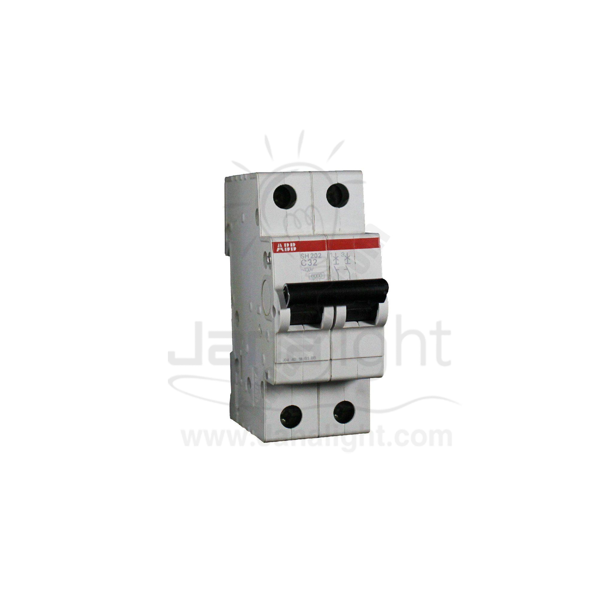 مفتاح 32 امبير 6 كيلو ثنائي Abb Abb Circuit Breaker 2P 32A 6K